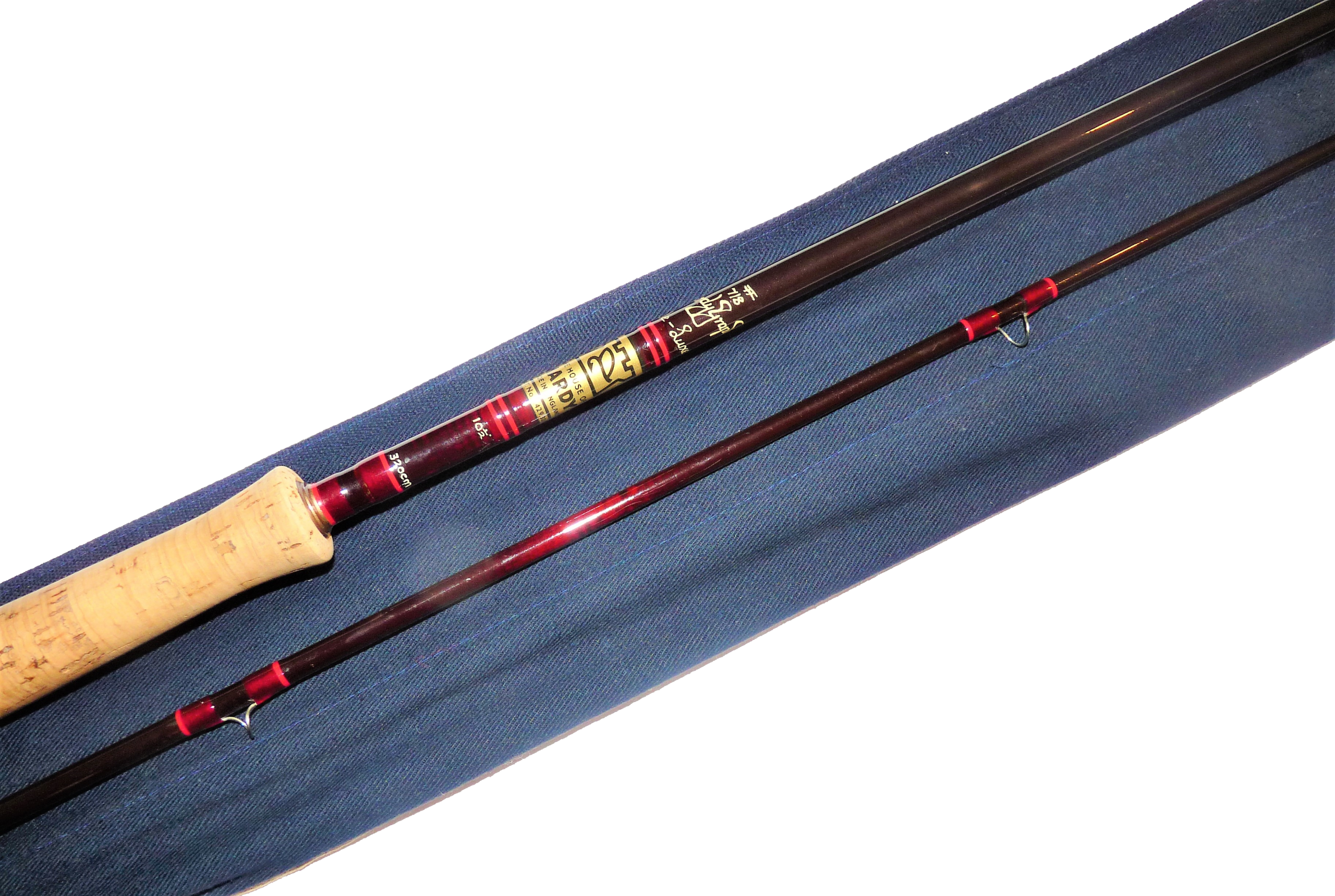 Hardy Graphite Deluxe 10’6” Two Piece Trout Fly Rod #7/8 With Original Rod Bag