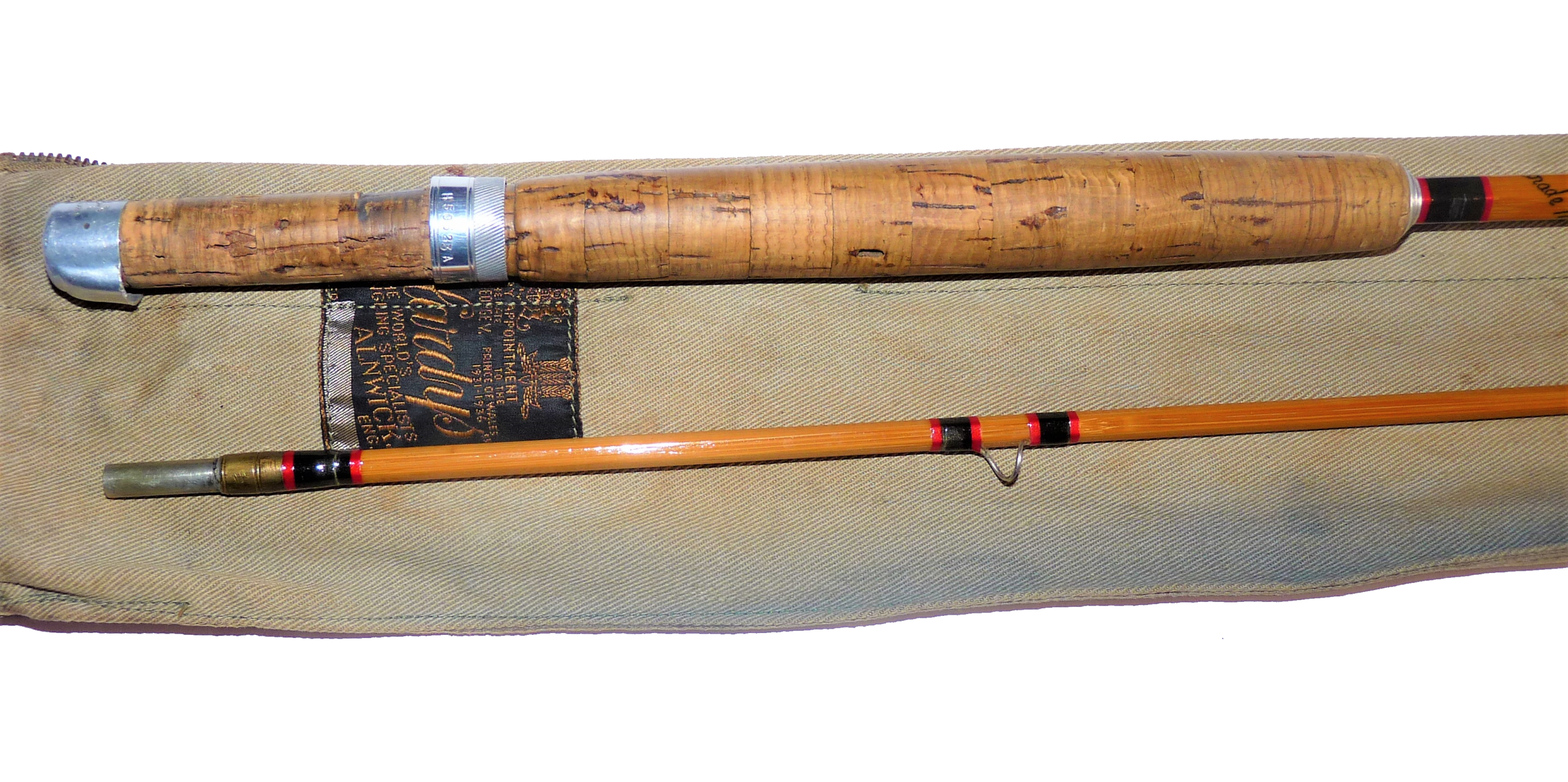 Hardy 'Phantom' Hollokona 9' two-piece #6 split cane trout fly rod RARE - Image 5