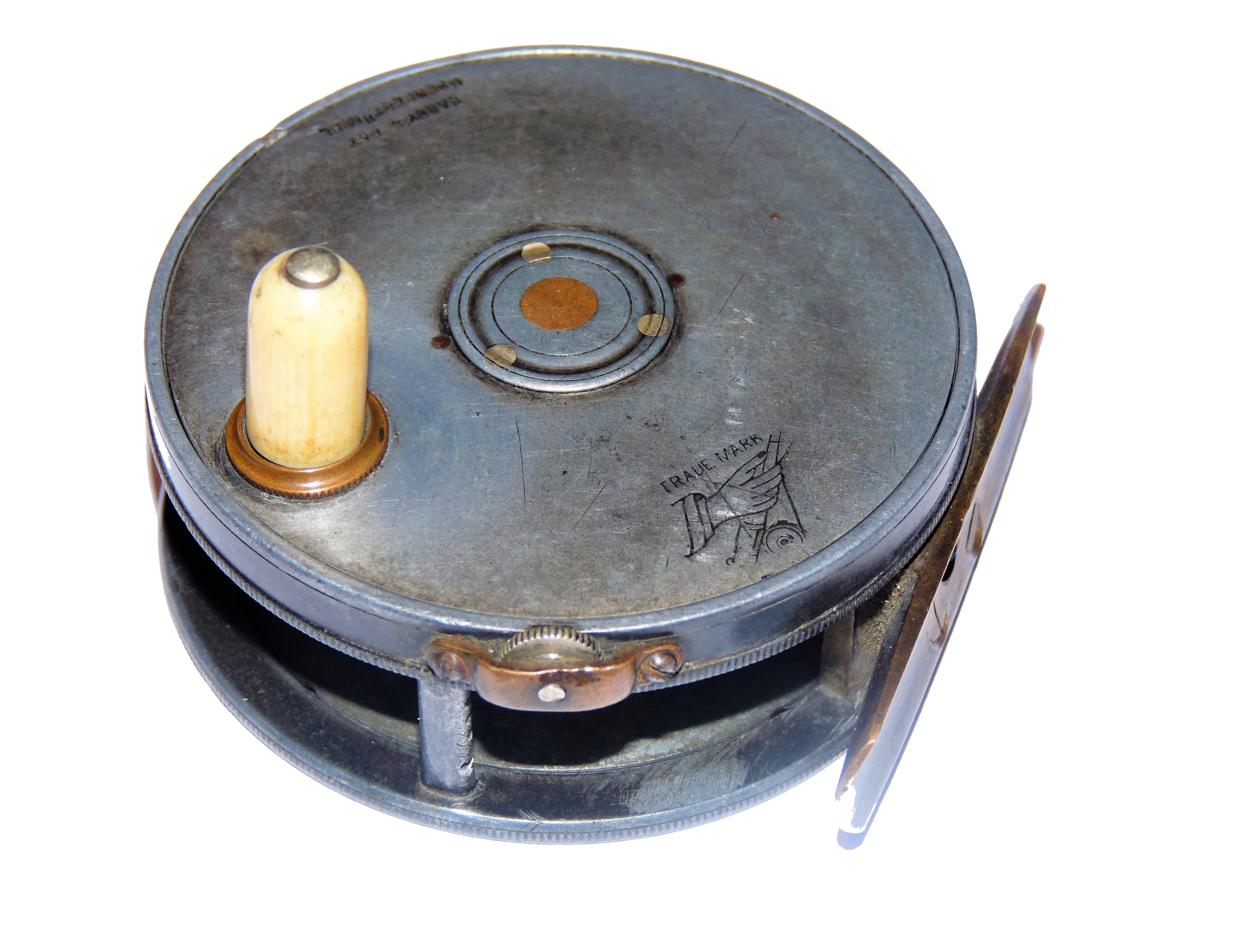 Hardy Perfect 3 1/8" Vintage Trout Fly Reel 1897/98 Rare - Image 4