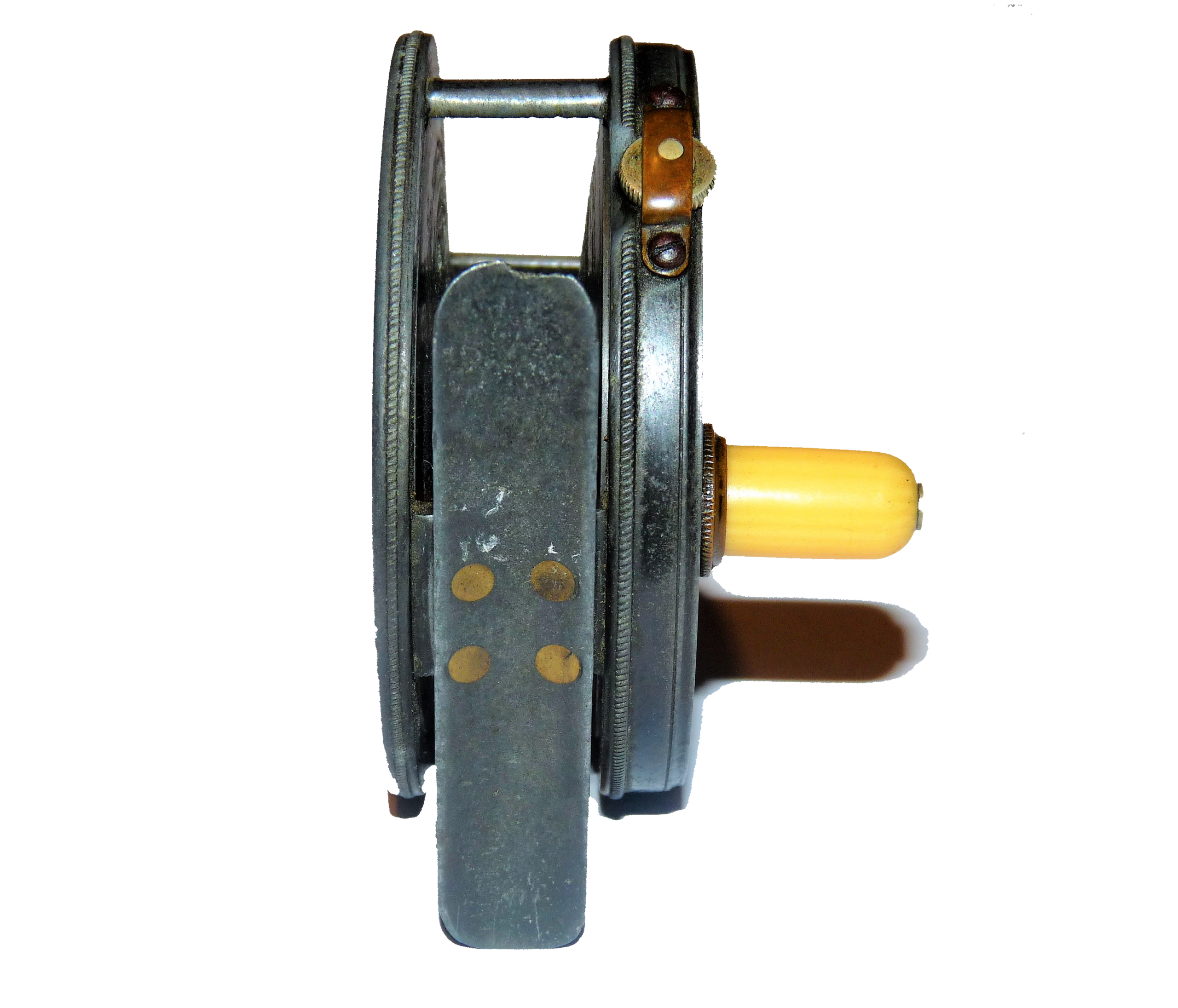 Hardy Perfect 3 1/8" narrow drum vintage trout fly reel 1905 - Image 3