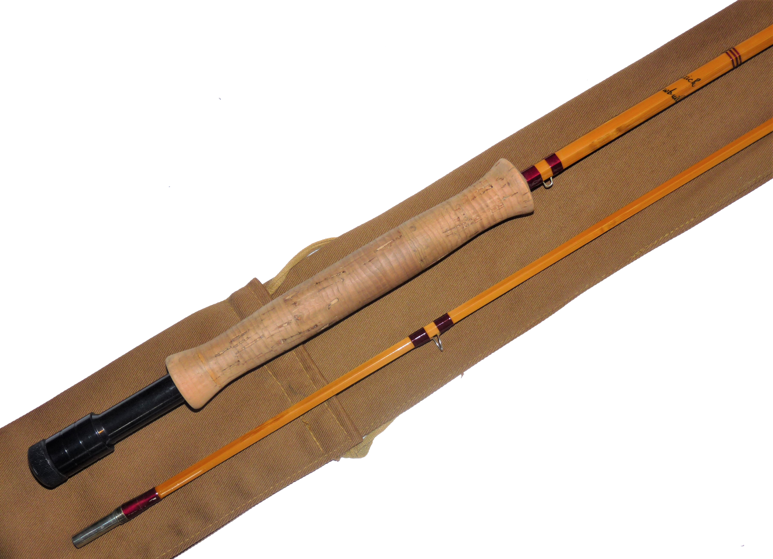 Marcus Warwick (Hollow Built) 9′ #6 split cane trout fishing rod - Image 2