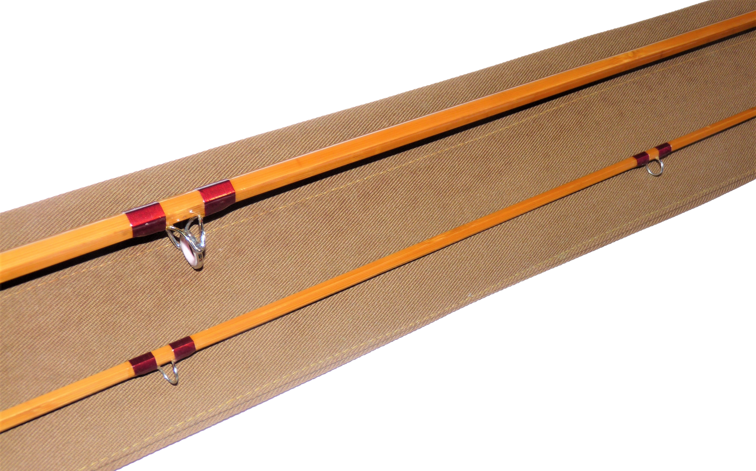 Marcus Warwick (Hollow Built) 9′ #6 split cane trout fishing rod - Image 3
