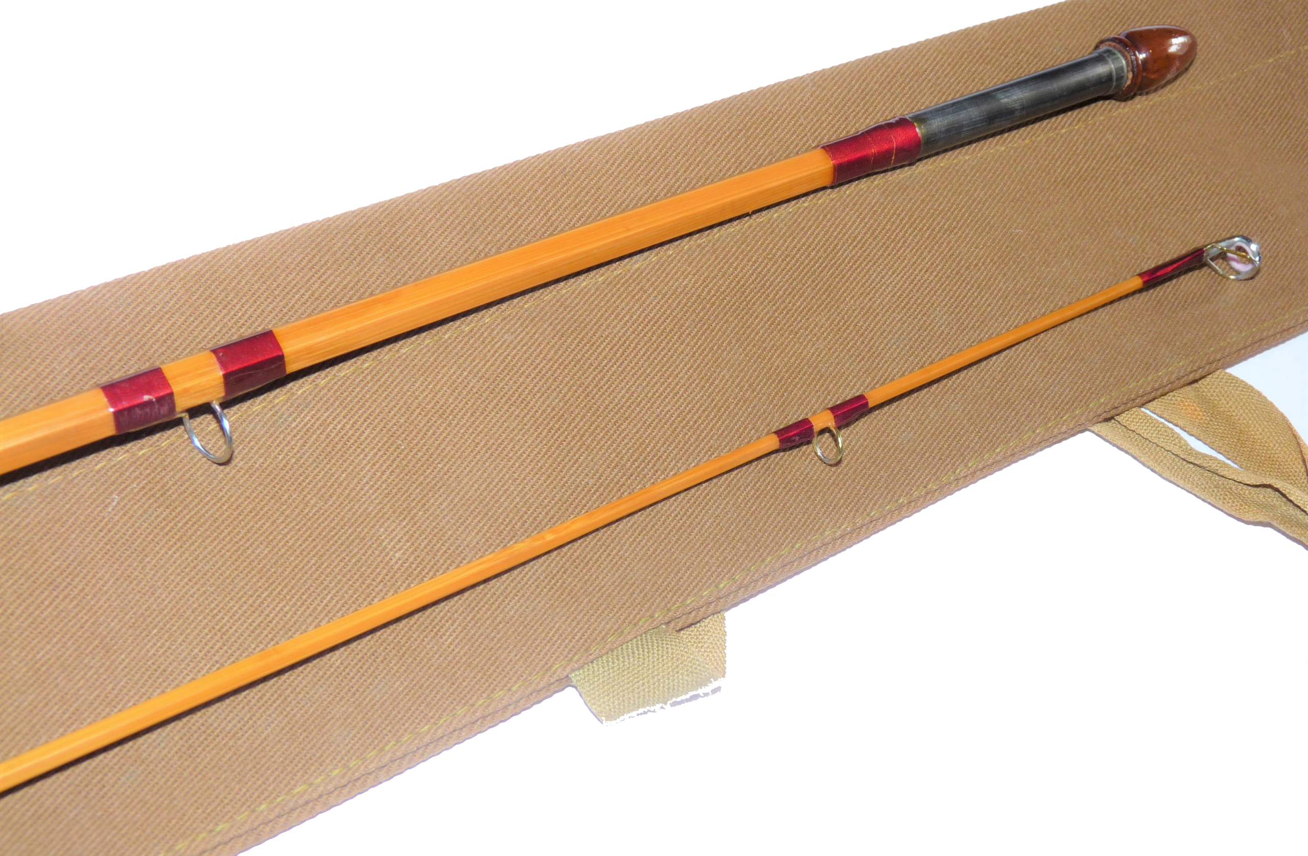 Marcus Warwick (Hollow Built) 9′ #6 split cane trout fishing rod - Image 4