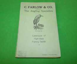 Farlow of London 1933 Anglers guide for collectors rods reels and lure patterns
