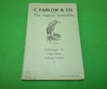 Farlow of London 1933 Anglers guide for collectors rods reels and lure patterns