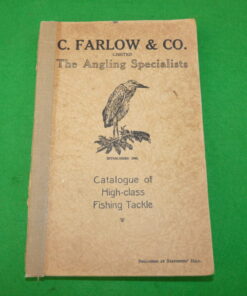 Farlow c.1931 tackle catalogue anglers guide, rods & reel reference guide for collector