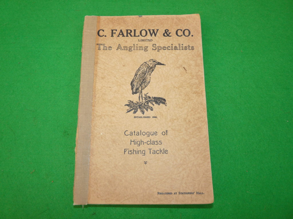Farlow c.1931 tackle catalogue anglers guide, rods & reel reference guide for collector