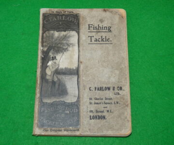 Farlow 1908 rare fishing tackle catalogue for collectors rod reel lures & flies
