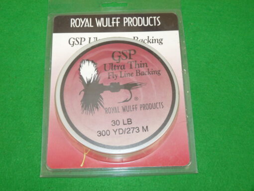 Royal Wulff GSP Ultra Thin fly line backing 30lb 300 yards unused in bubble pack