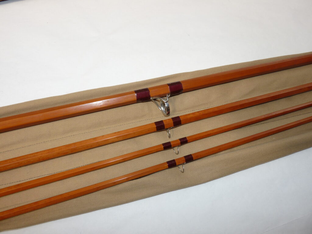 J Sharpes of Aberdeen for Farlow 14' spliced joint cane salmon fly rod - Image 6