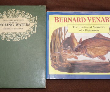 2 Bernard Venables fishing book, Angling waters Memoirs of a Fisherman