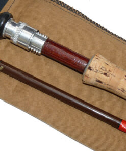 Alternative view of Pateke Morton The Fly 9' Fibalite trout rod #7 best condition with bag