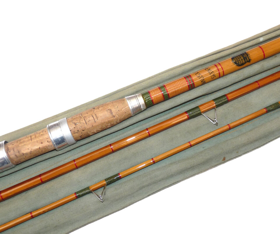 R Sealey Precision Works, Festival 11' 3 piece cane float rod restored back to mint condition
