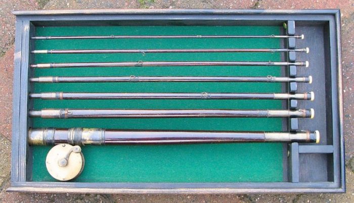 Antique Valise Fishing Rod and Reel - Chris Sandford