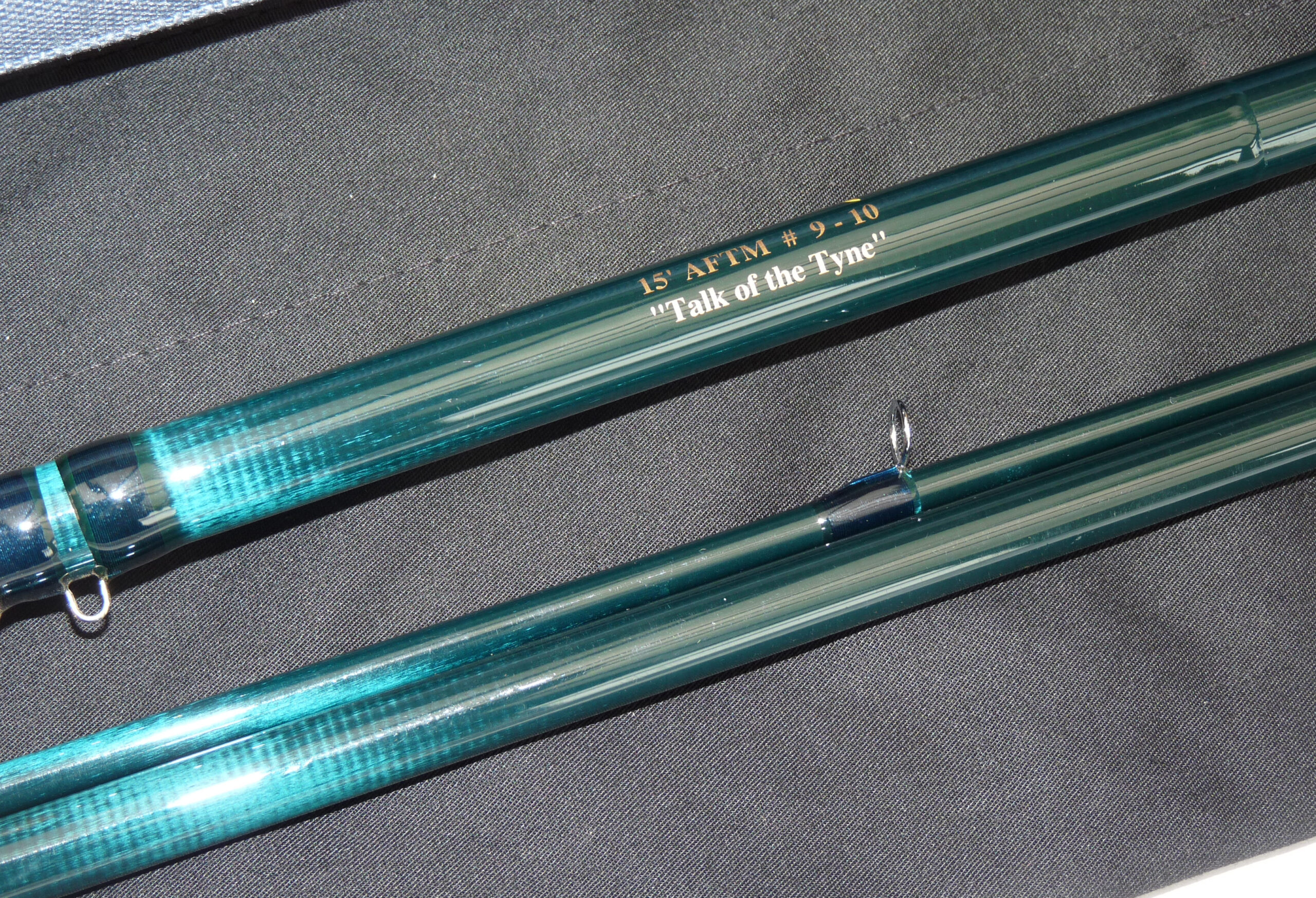 Silver Creek Silver Stream "Talk of the Tyne" 15' graphite salmon fly rod #9/10 bag & tube - Image 5