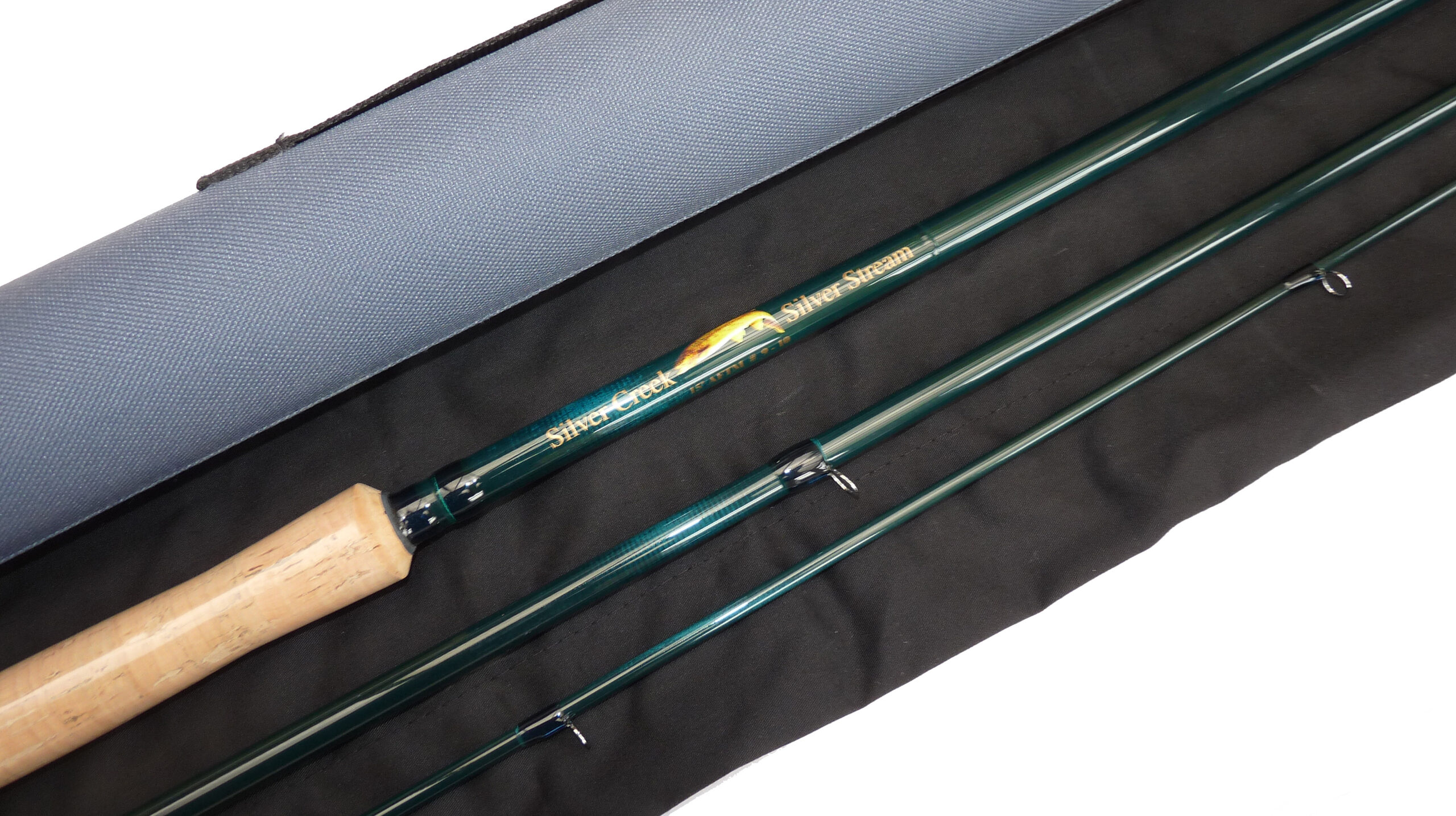 Silver Creek Silver Stream "Talk of the Tyne" 15' graphite salmon fly rod #9/10 bag & tube - Image 4