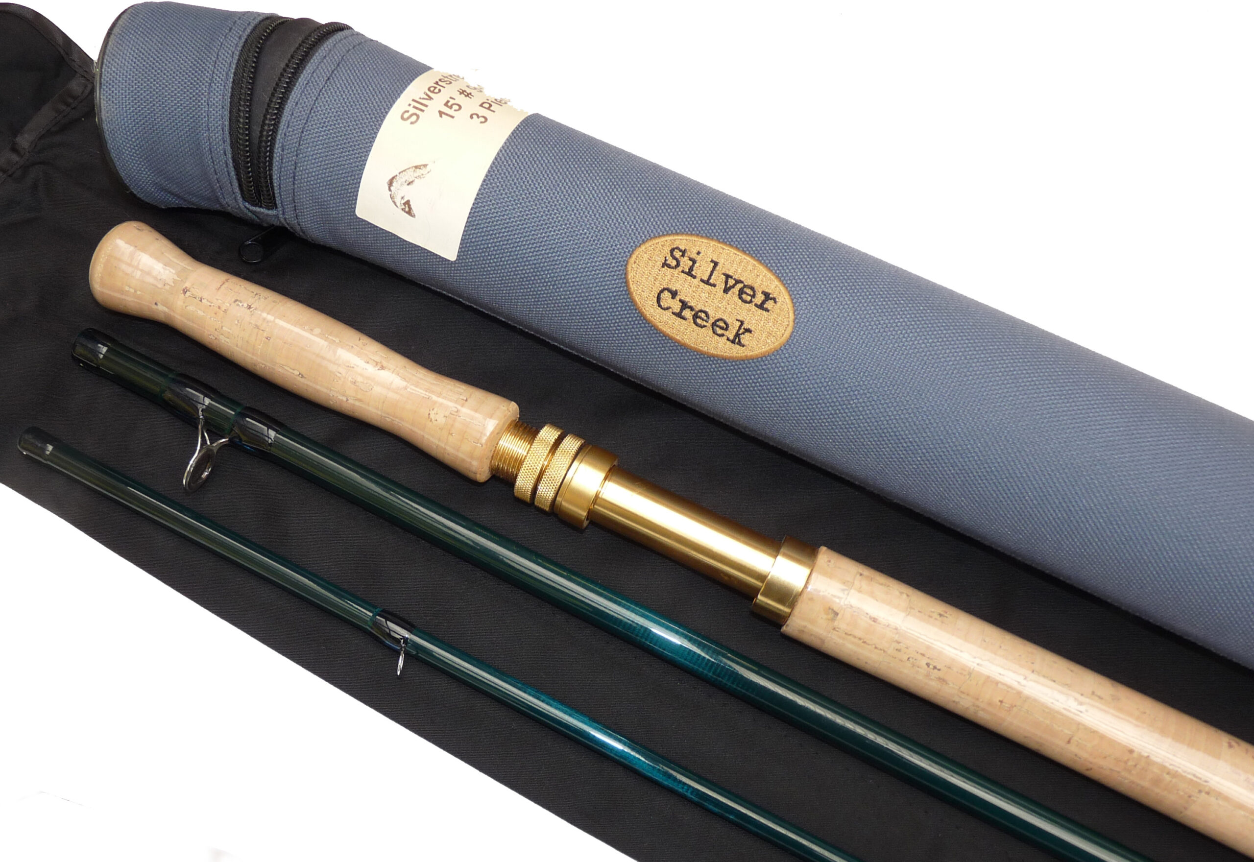 Silver Creek Silver Stream "Talk of the Tyne" 15' graphite salmon fly rod #9/10 bag & tube