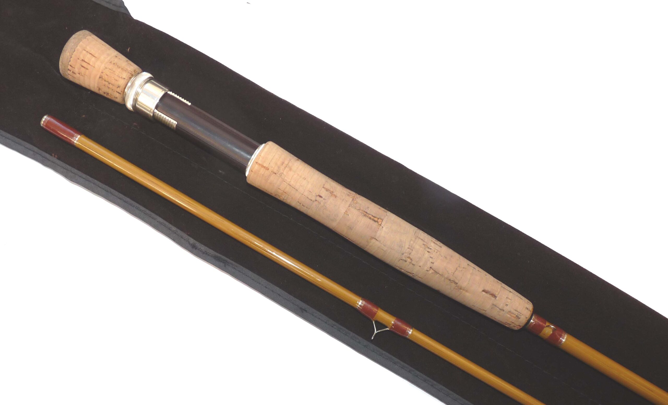 Tica TC3 carbon Fly rod, 10’ 2 piece in split cane finish for line #7/8 trout & sea trout - Image 4