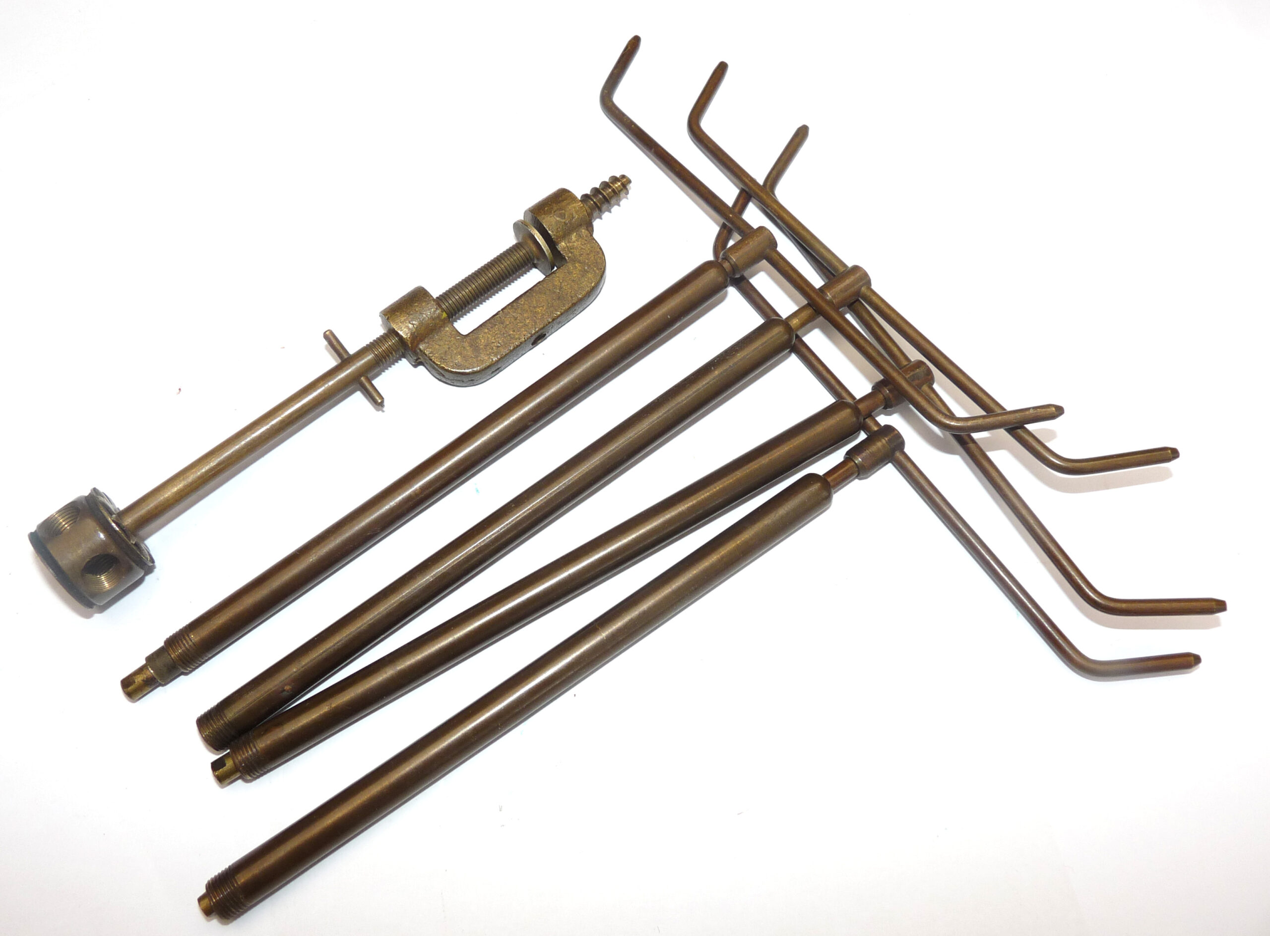 Edward Vom Hofe antique all brass line drier Patent 1895 New York