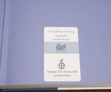 Alternative view of A Fish for Every Season, S. Allum, 2020 1st ed, 352/400, signed
