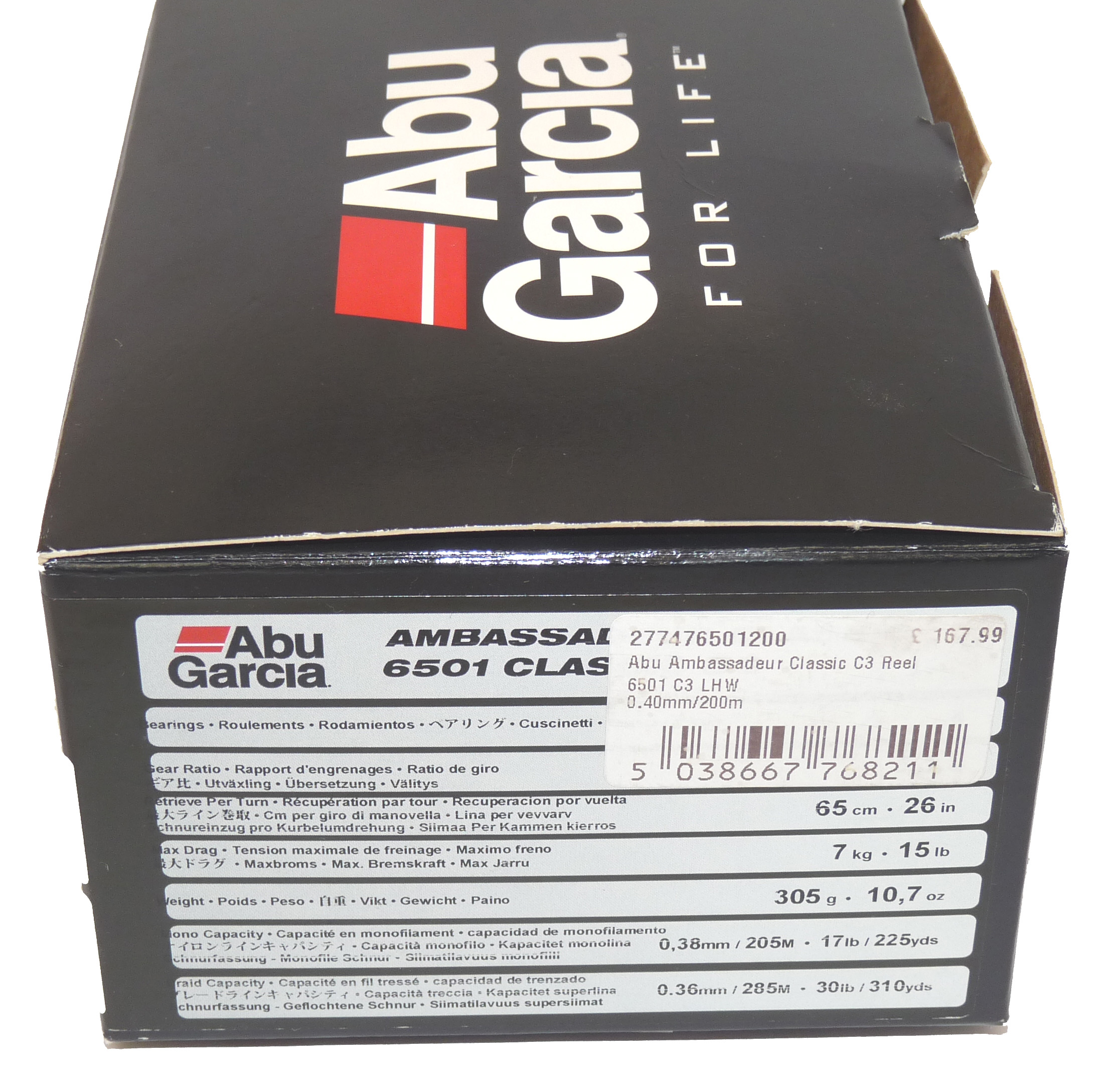 Abu Garcia Ambassadeur 6501 C3 LHW multiplier reel, unused - Image 4