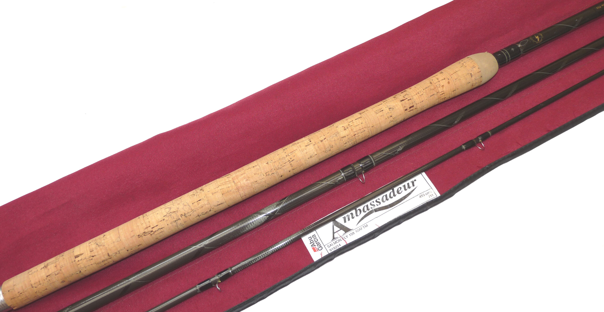 Abu Ambassadeur 15' 3-piece woven graphite salmon fly rod & bag - Image 2