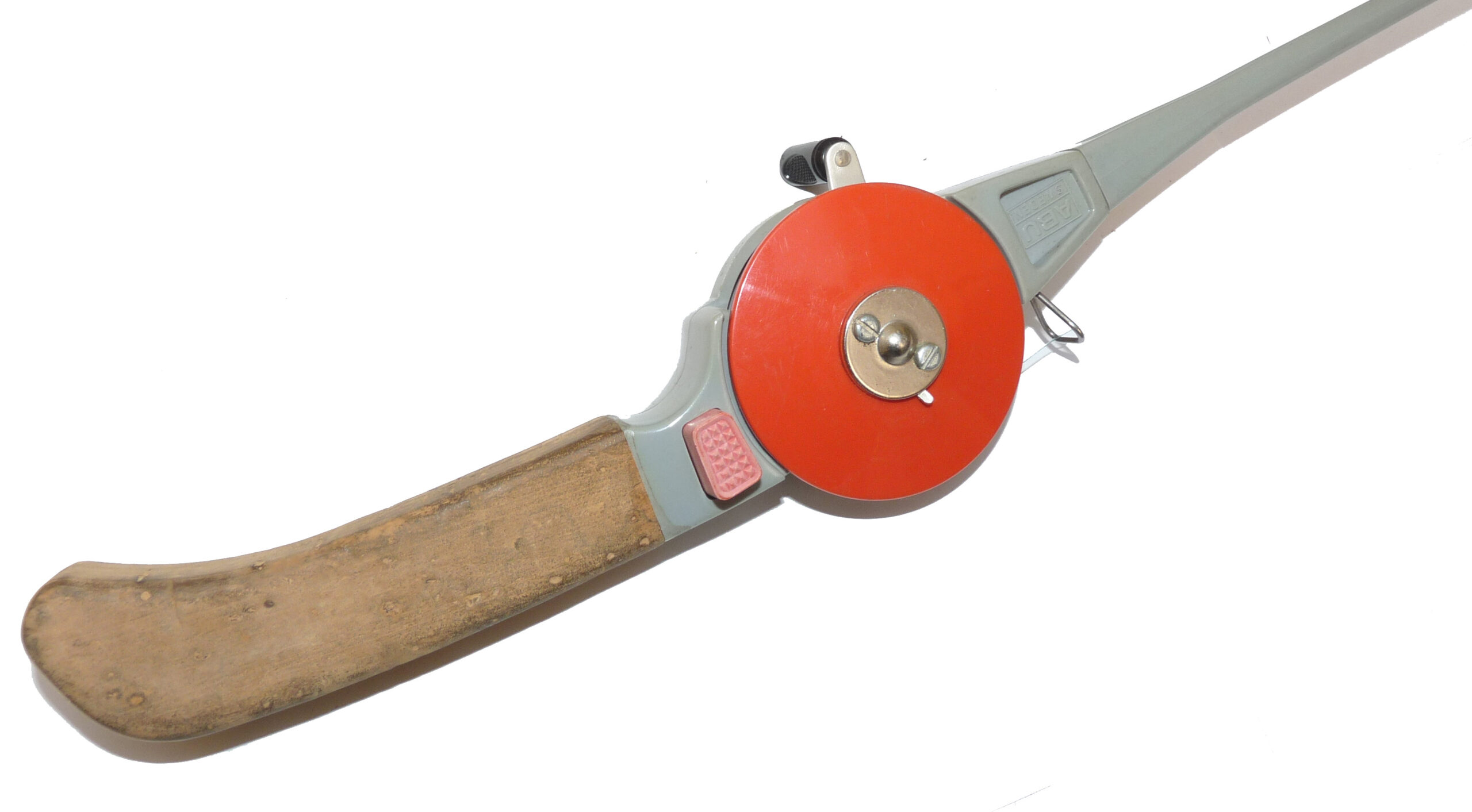 Abu Pimpel 2 Swedish vintage ice fishing combo + 2 Abu lures, use or collect, this is great - Image 2