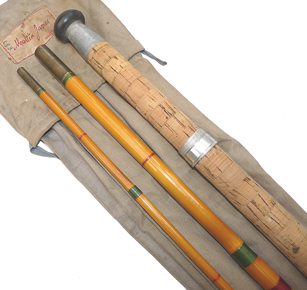 Martin James 13' three piece whole cane butt float coarse fishing rod refurbished, chub bream roach - Image 3