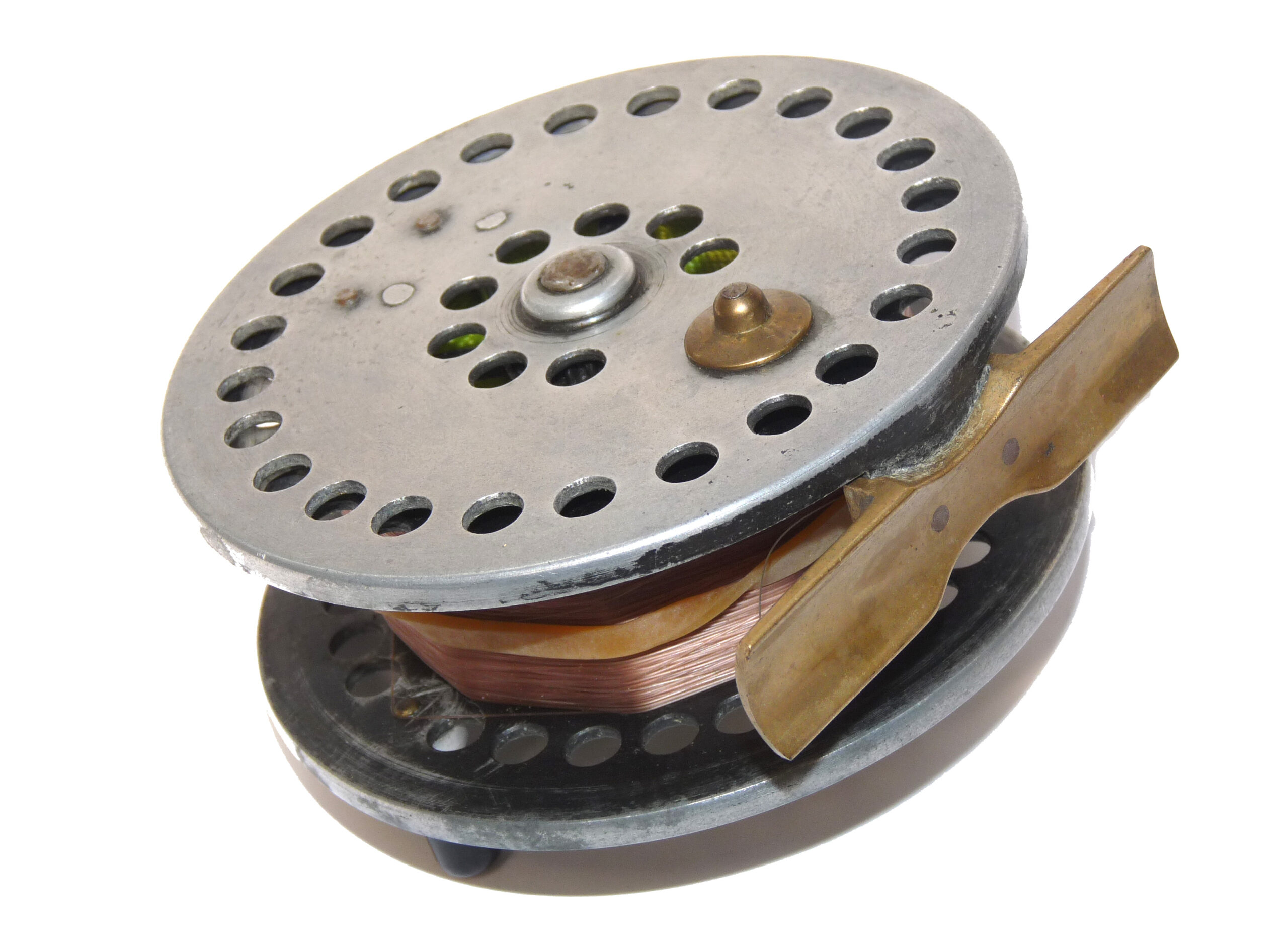 Hodder pattern vintage 4” alloy trotting or centrepin reel, retailed by A Smith, Gary Brooker - Image 2