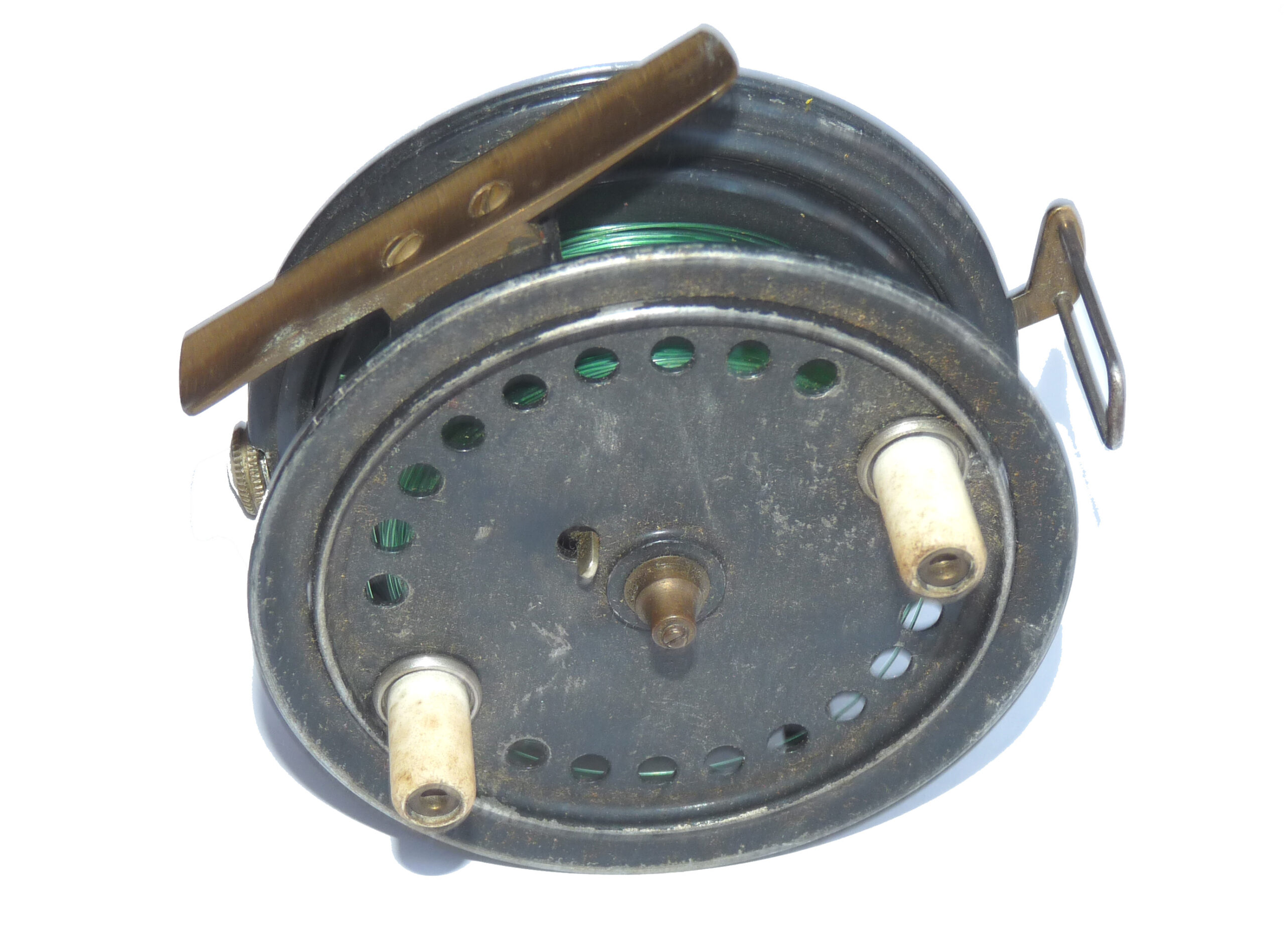 Allcocks Easicast 3.5" alloy drum spinning reel in fine working order for collector - Image 3