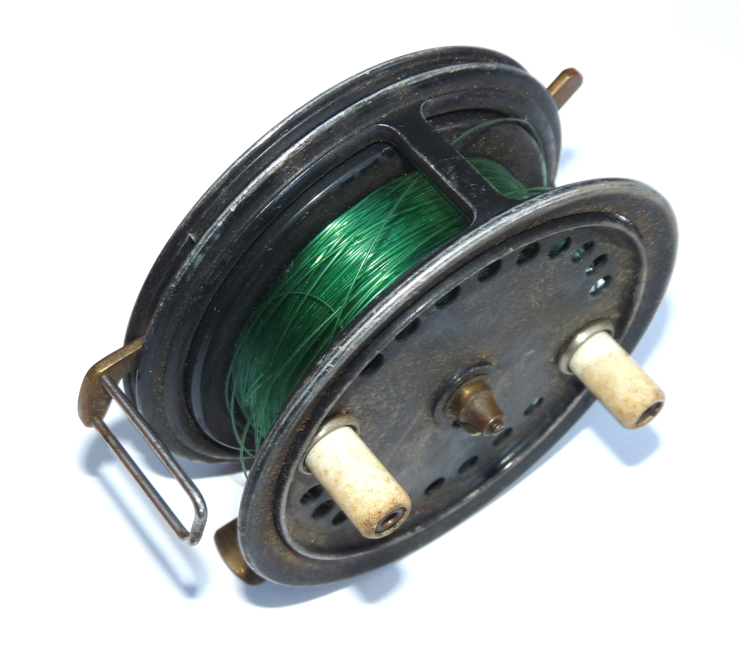 Allcocks Easicast 3.5" alloy drum spinning reel in fine working order for collector - Image 4