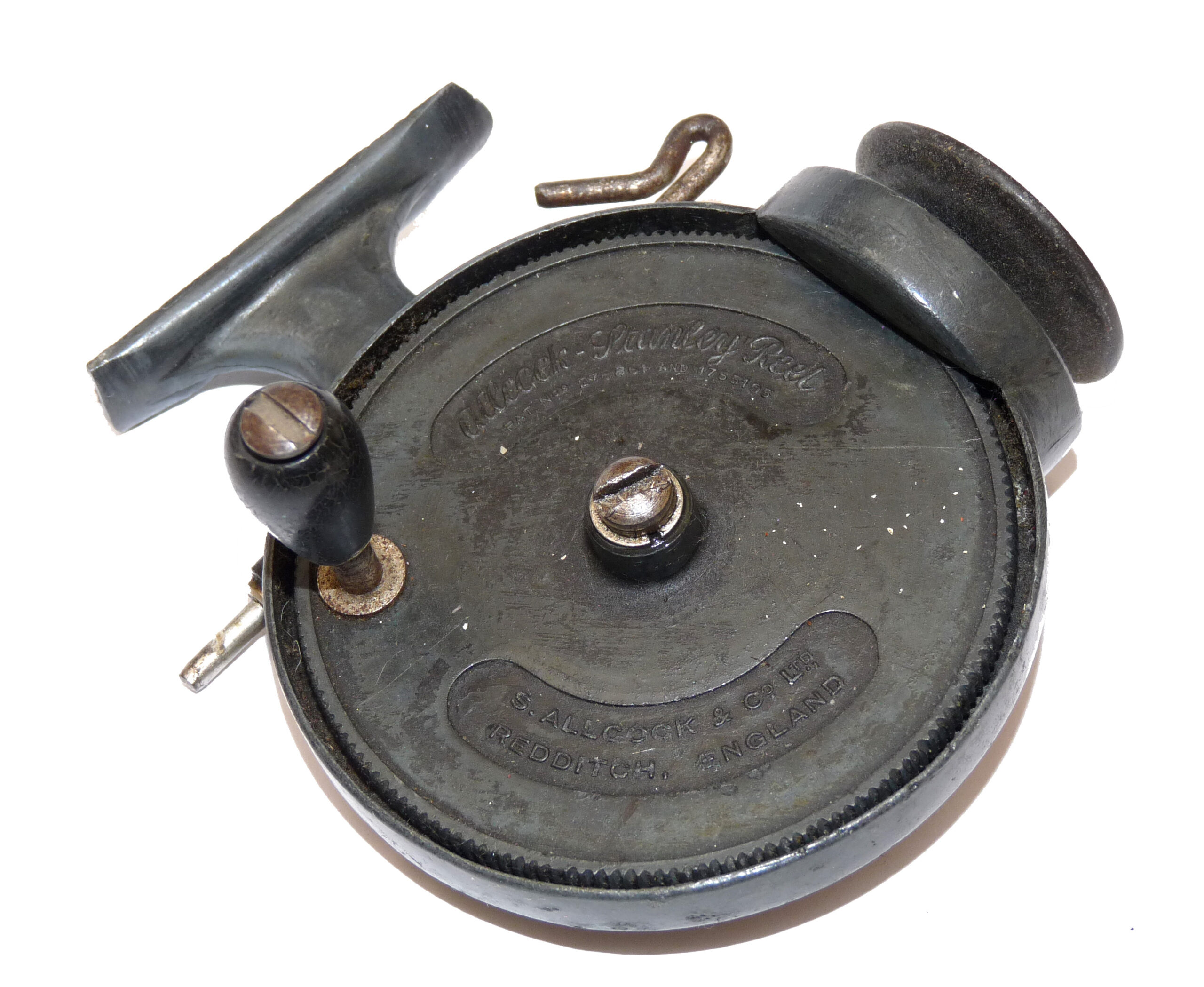 Allcock Stanley threadline vintage casting reel, trout size c1930s