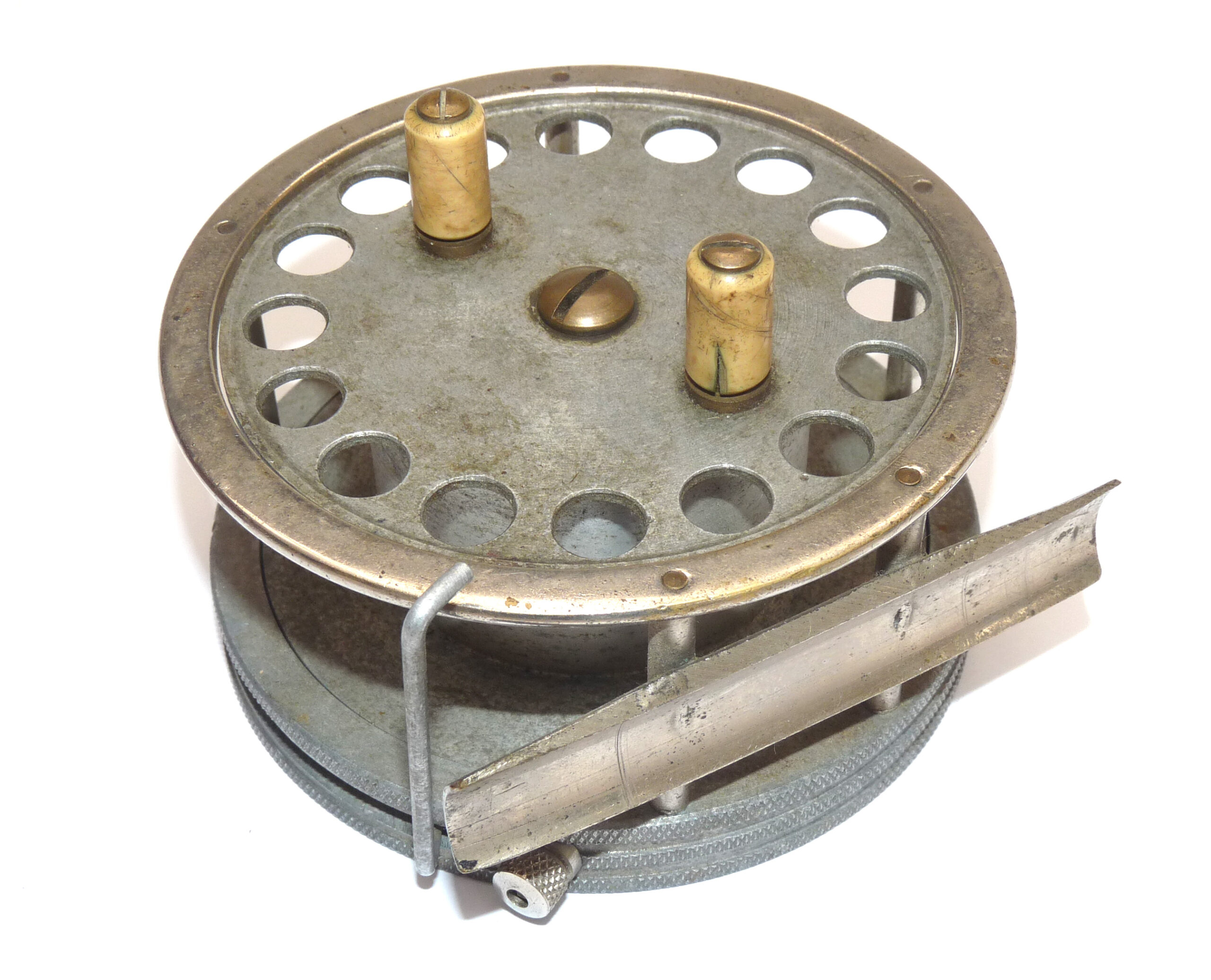 Allcock Reflex 4” wide drum tournament vintage casting reel for collector - Image 3