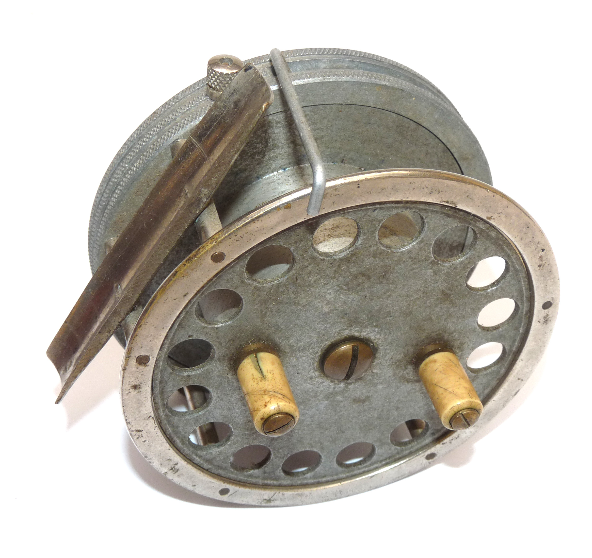 Allcock Reflex 4” wide drum tournament vintage casting reel for collector