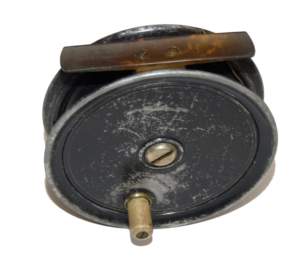 Allcocks Gilmour by J W Young 3.5'' vintage fly reel with red agate line guide - Image 3