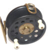 Unusual 3 3/8” vintage wide drum alloy trotting reel