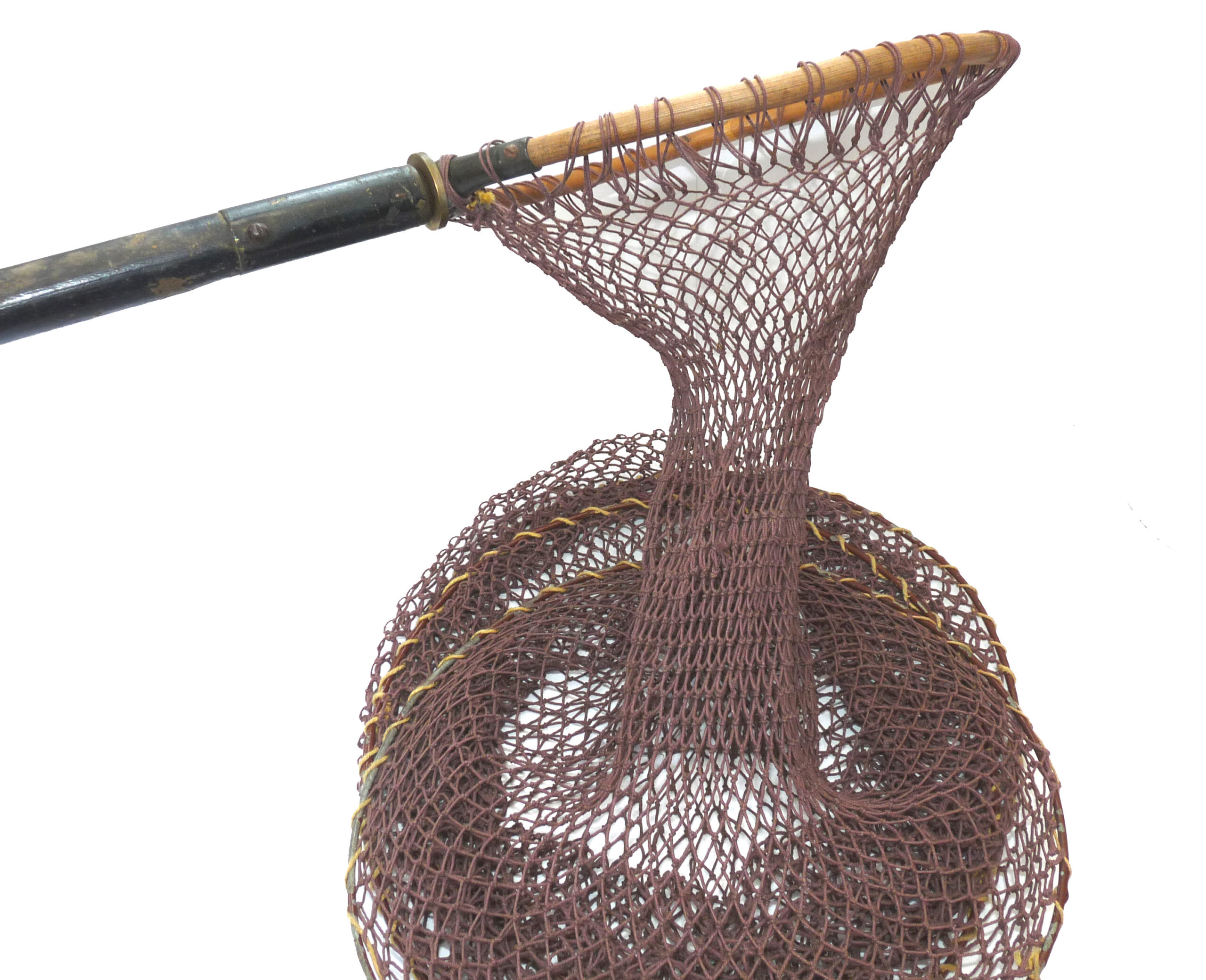 Antique Pear shaped bent wood coarse fishing keep net to display - Image 3
