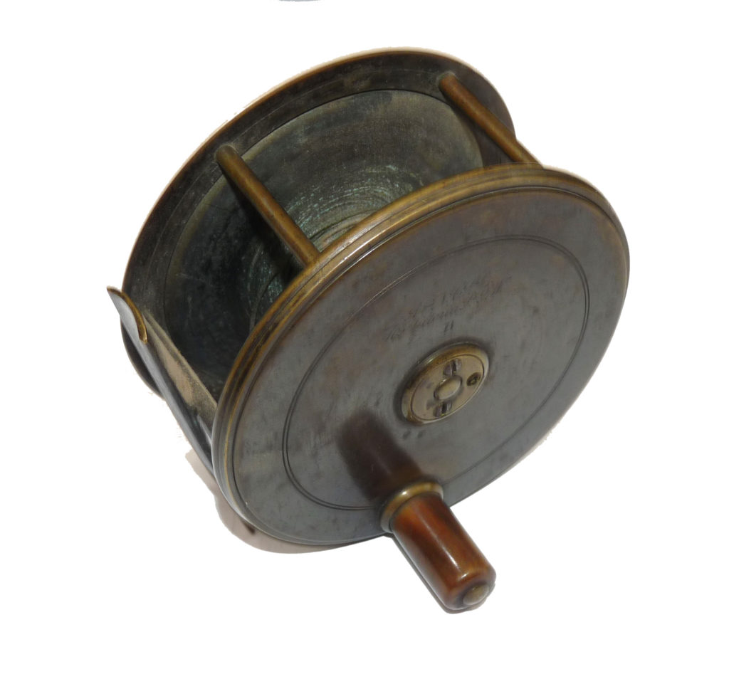 Army Navy Victoria, London 4" all brass antique salmon fly reel c 1890 to use or collect - Image 2