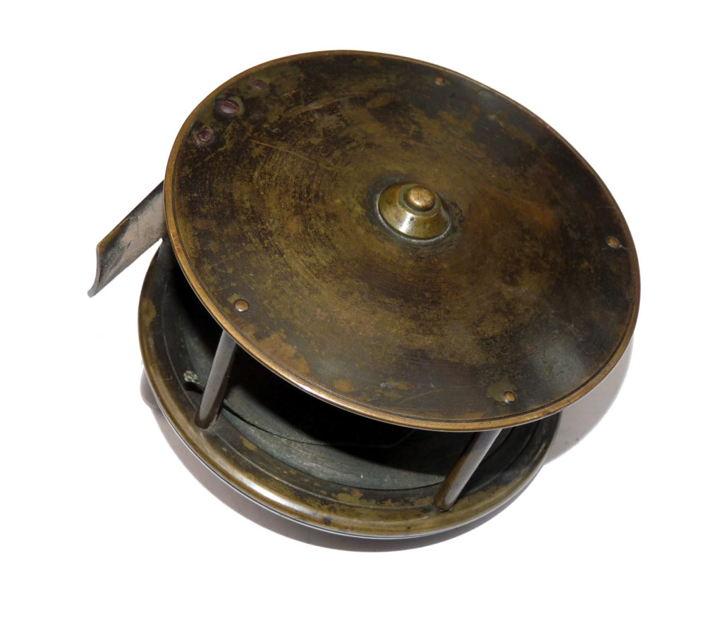 Army Navy Victoria, London 4" all brass antique salmon fly reel c 1890 to use or collect - Image 3