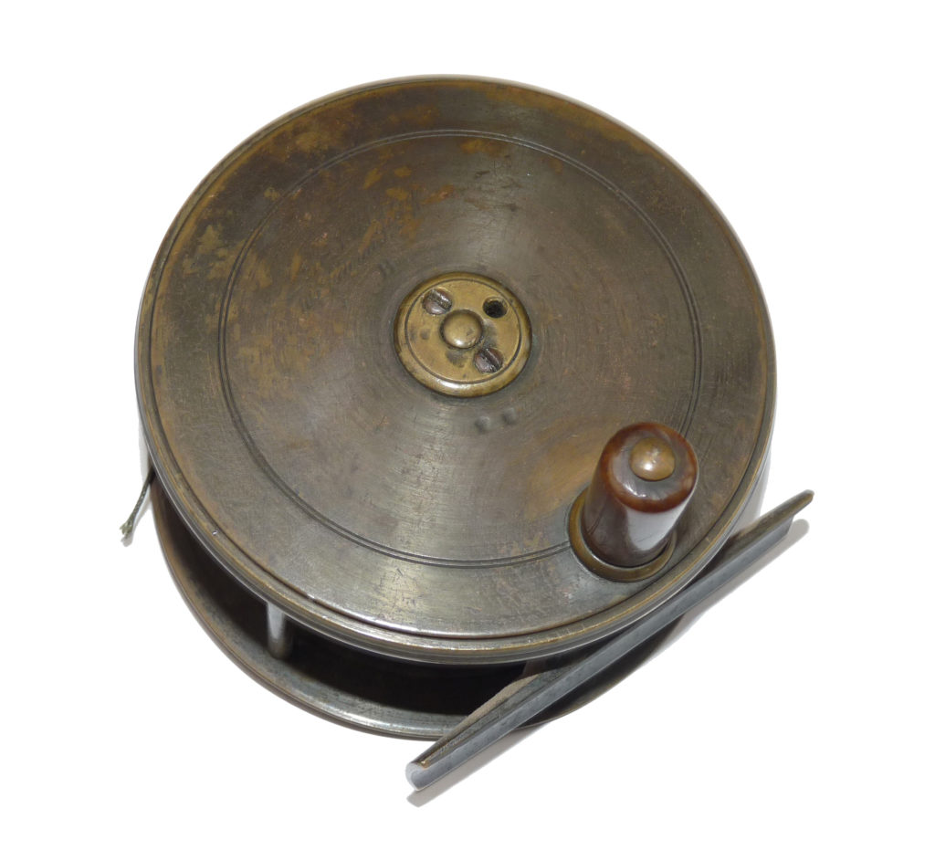 Army Navy Victoria, London 4" all brass antique salmon fly reel c 1890 to use or collect - Image 4