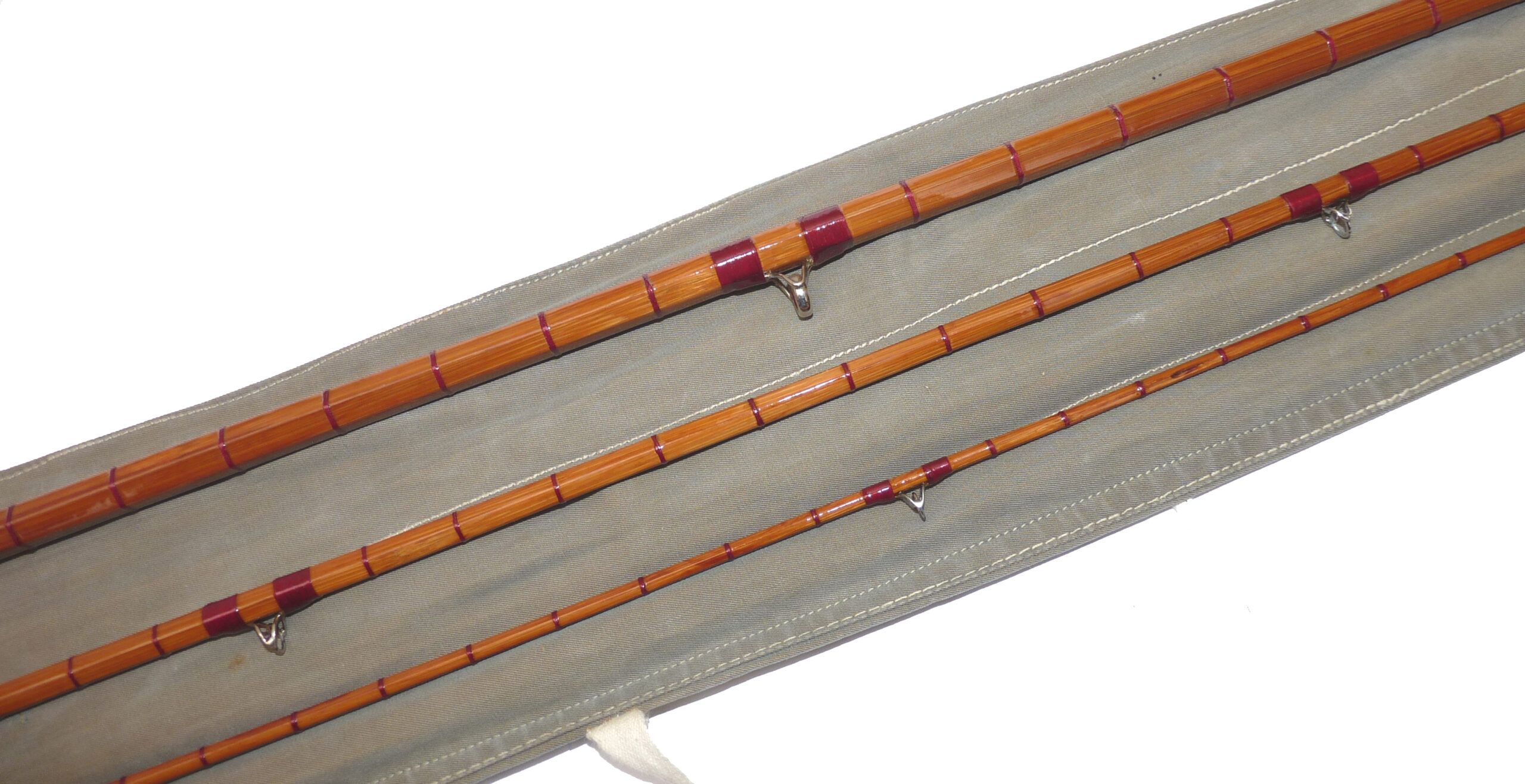 James Aspindale, Redditch England “The Gem”, 10' split cane fly rod - Image 4