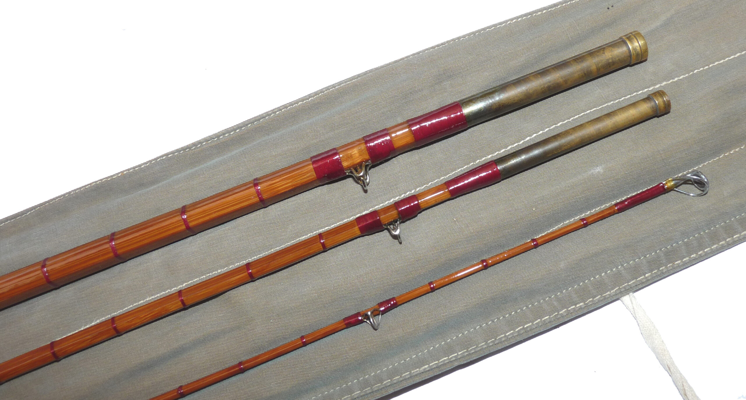 James Aspindale, Redditch England “The Gem”, 10' split cane fly rod - Image 3