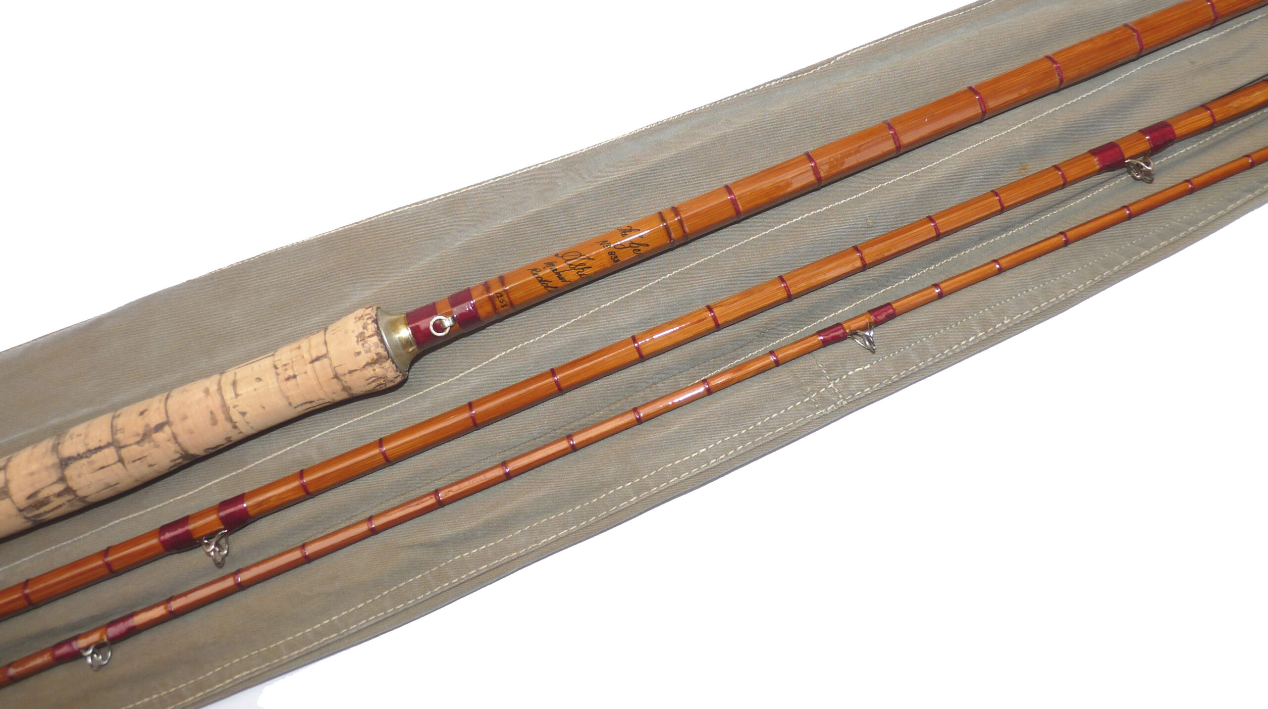 James Aspindale, Redditch England “The Gem”, 10' split cane fly rod