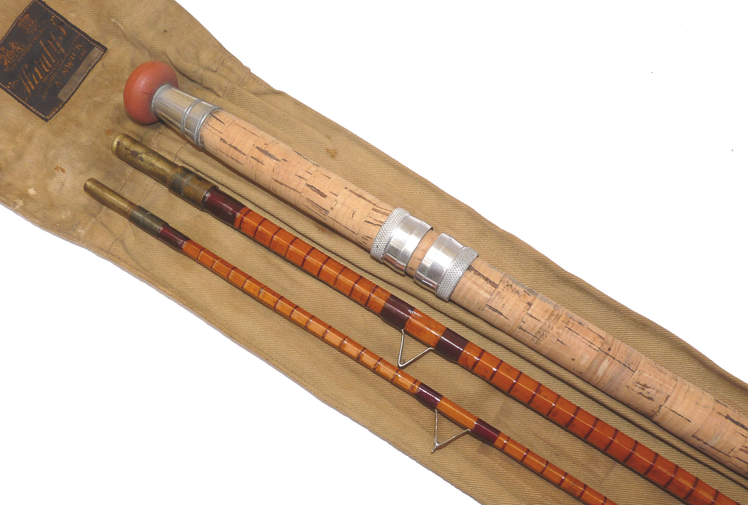 B James Avocet 11'6" 3pce split cane Avon rod for chub barbel tench and silvers - Image 2