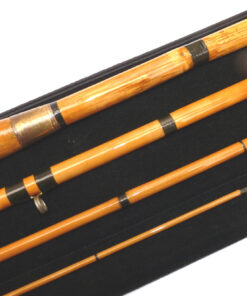 Spanish reed & bamboo float rod, 14’ 4 piece general rod, dates c1920’s, fish or display