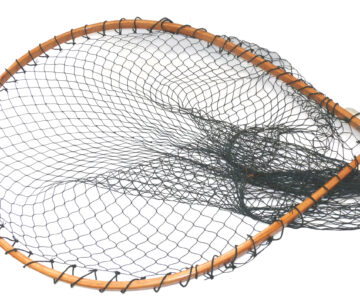 Edward Barder bamboo 15" landing net handle Kingfishers of Stow + bentwood frame + net