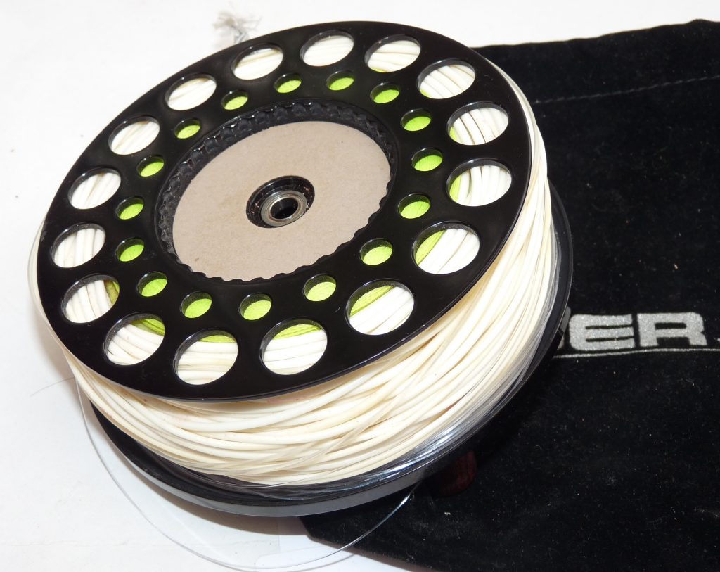 Bauer M7 saltwater black spare spool & TT SF10 line & backing & bag - Image 2