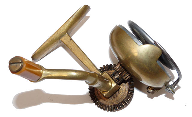 Alloy and brass fishing reel