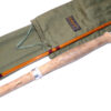B James London 'The Chew' 9' 6" split cane trout fly rod with makers bag