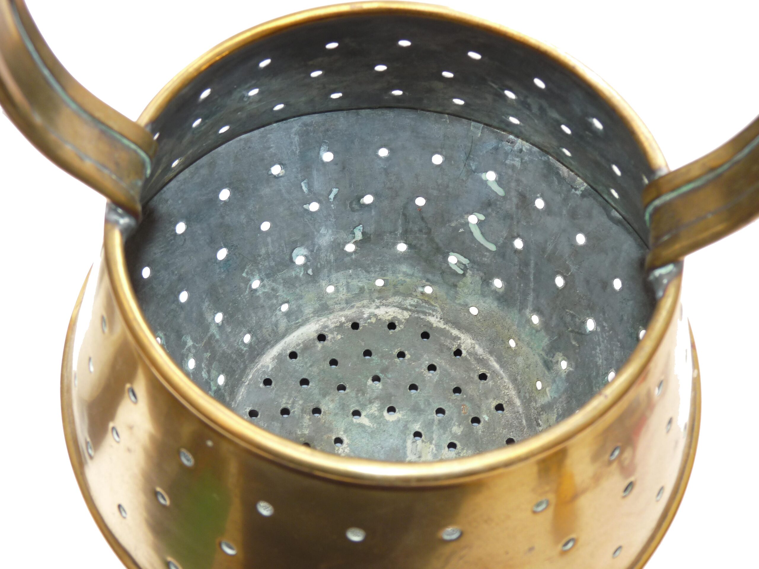 Antique brass fish live bait bucket/ kettle eel perch pike for collector - Image 2